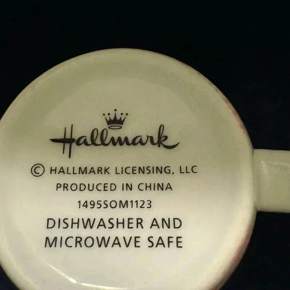 Hallmark Ceramic Pink Lace Flower Swirls Coffe Tea Mug Mother’s Day 4” x 3 1/4” - Picture 5 of 5